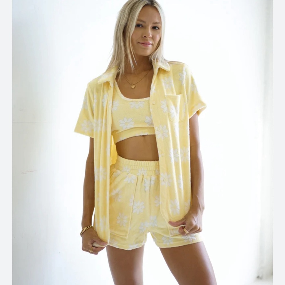 YLLW Salty Terry Three-Piece set - Medium - brand new